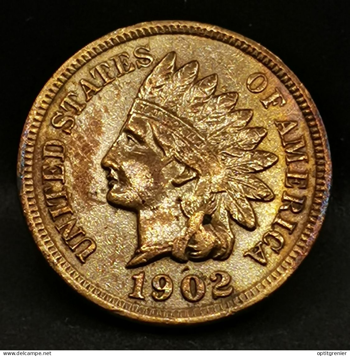 1 CENT INDIAN HEAD 1902 USA / TETE D'INDIEN - 1859-1909: Indian Head