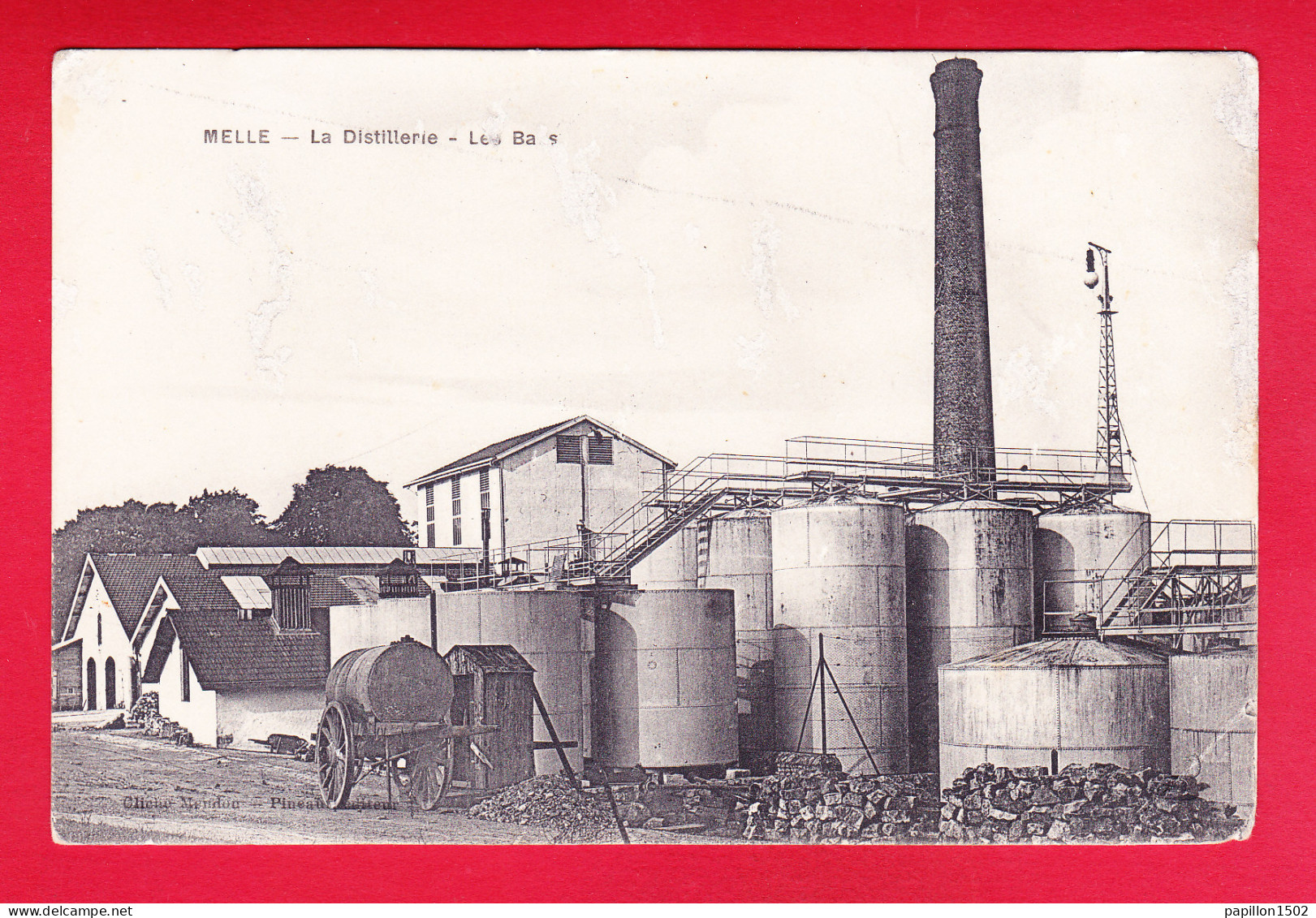 F-79-Melle-07P230  La Distillerie, Les Bacs, Cpa - Melle