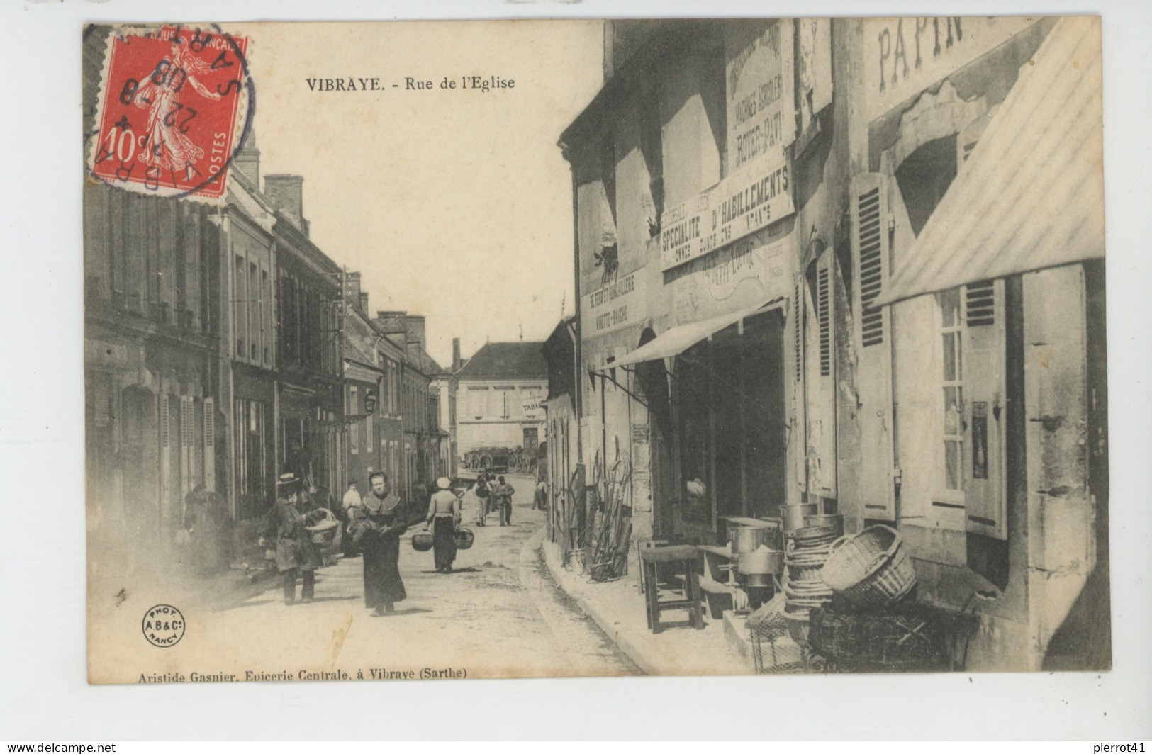 VIBRAYE - Rue De L'Eglise - Vibraye