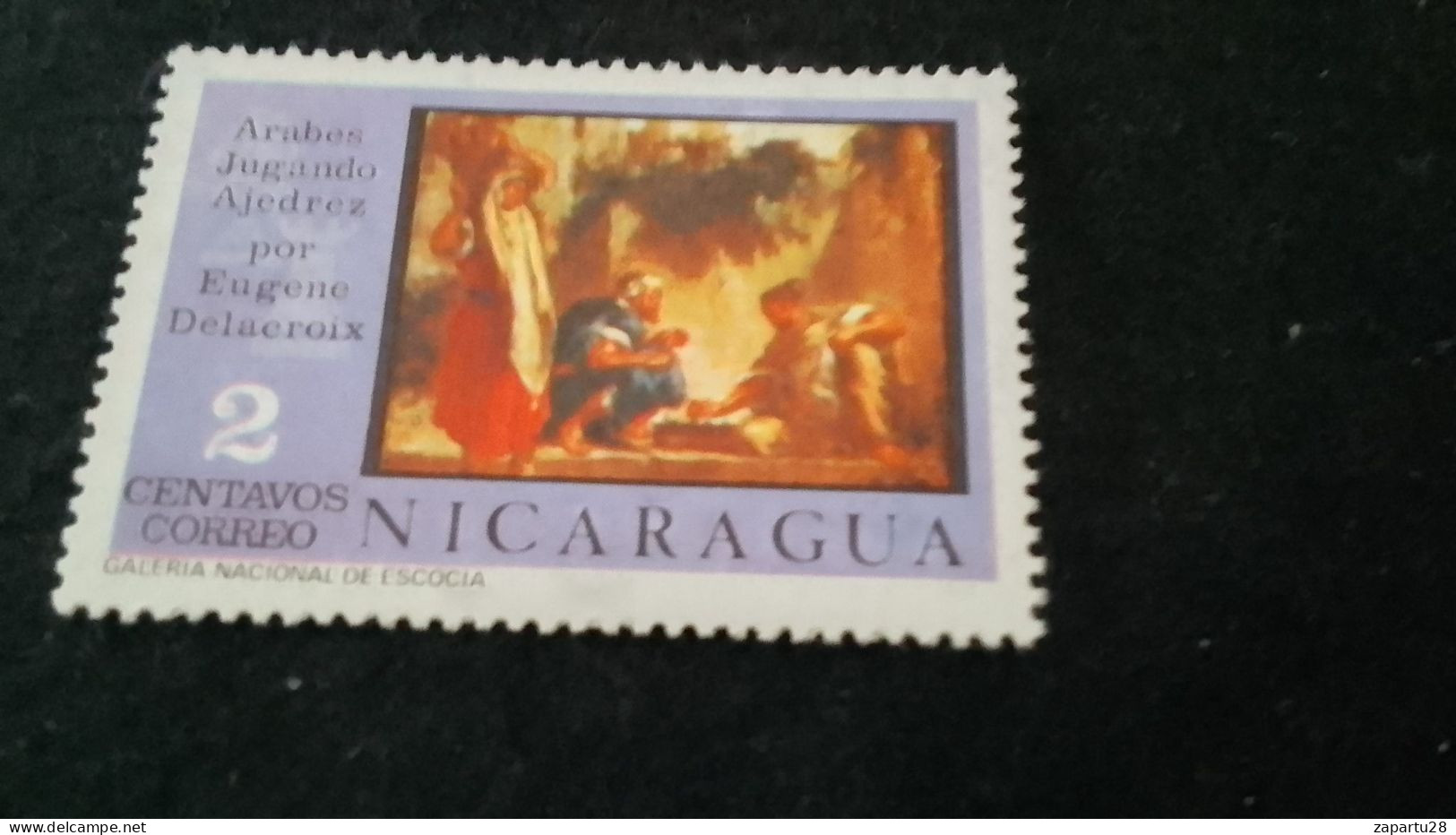 NİARAGUA-1970-80     3   C  DAMGALI - Nicaragua