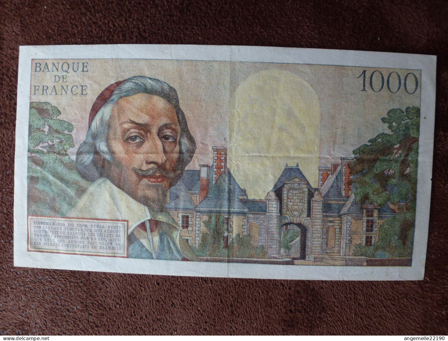 Billet De 1000 FR RICHELIEU DU 3/2/1955 / FAY 42/10 - 1 000 F 1953-1957 ''Richelieu''