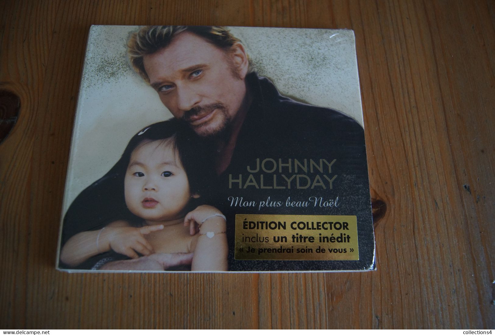 JOHNNY HALLYDAY MON PLUS BEAU NOEL CD NEUF SCELLE EDITION COLLECTOR UN TITRE INEDIT 2006 - Rock