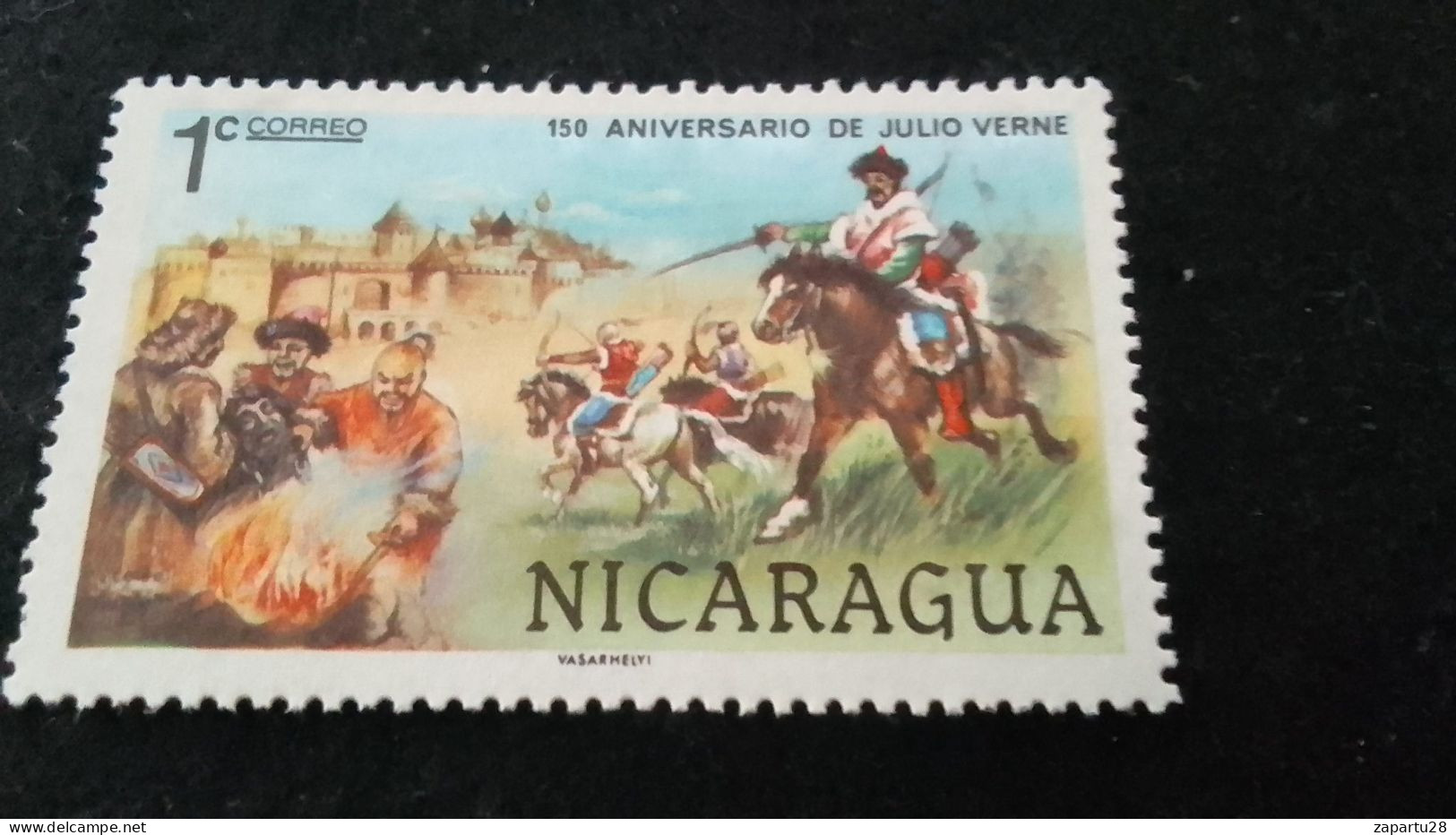 NİARAGUA-1970-80     1   C  DAMGALI - Nicaragua