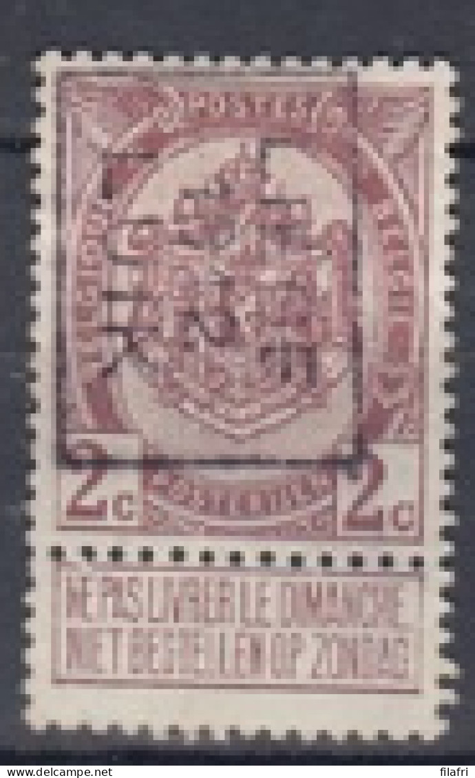 1953 Voorafstempeling Op Nr 82 - LIEGE 1912 LUIK - Positie B - Rollo De Sellos 1910-19