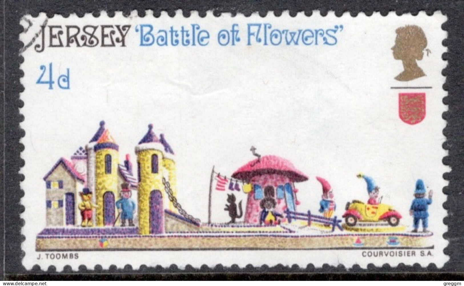 Jersey 1970 Single Stamp From The Battle Of Flowers Set In Fine Used - Jersey