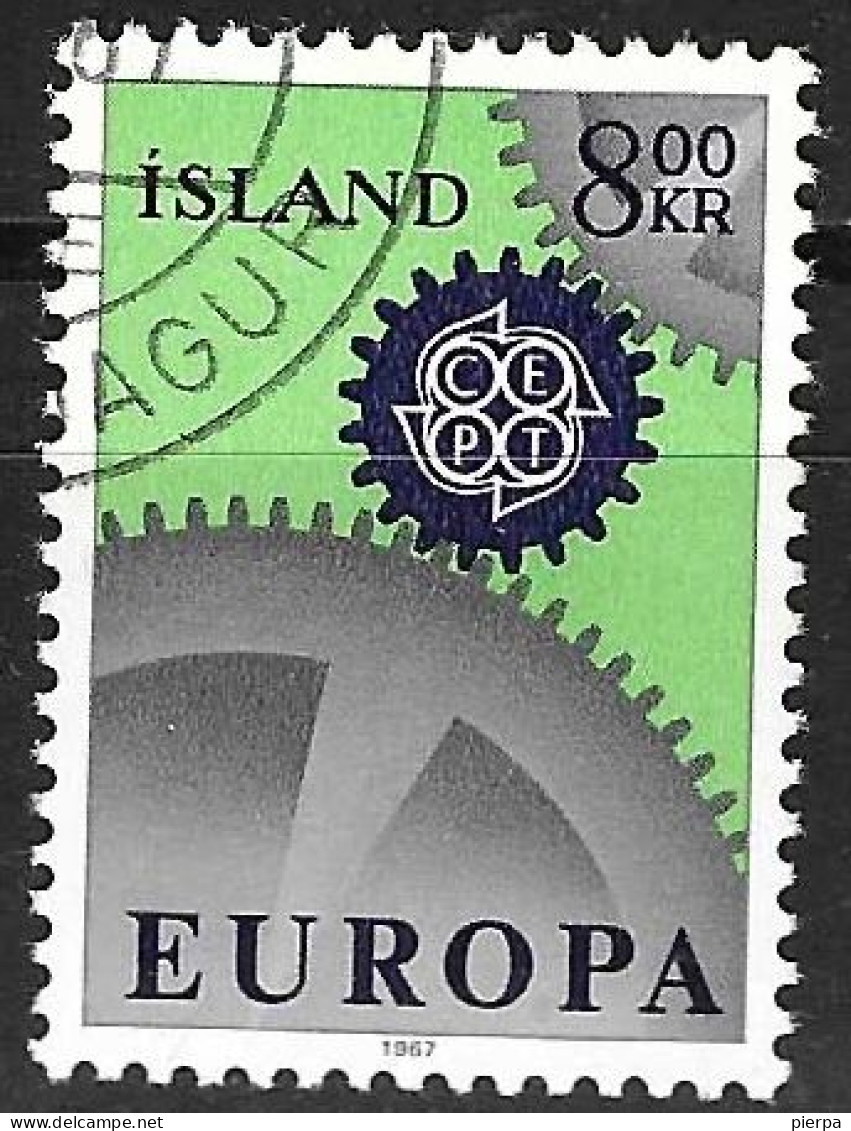 ISLANDA - 1967 - EUROPA - 8 KR - USATO (YVERT 365 - MICHEL 410) - Usati