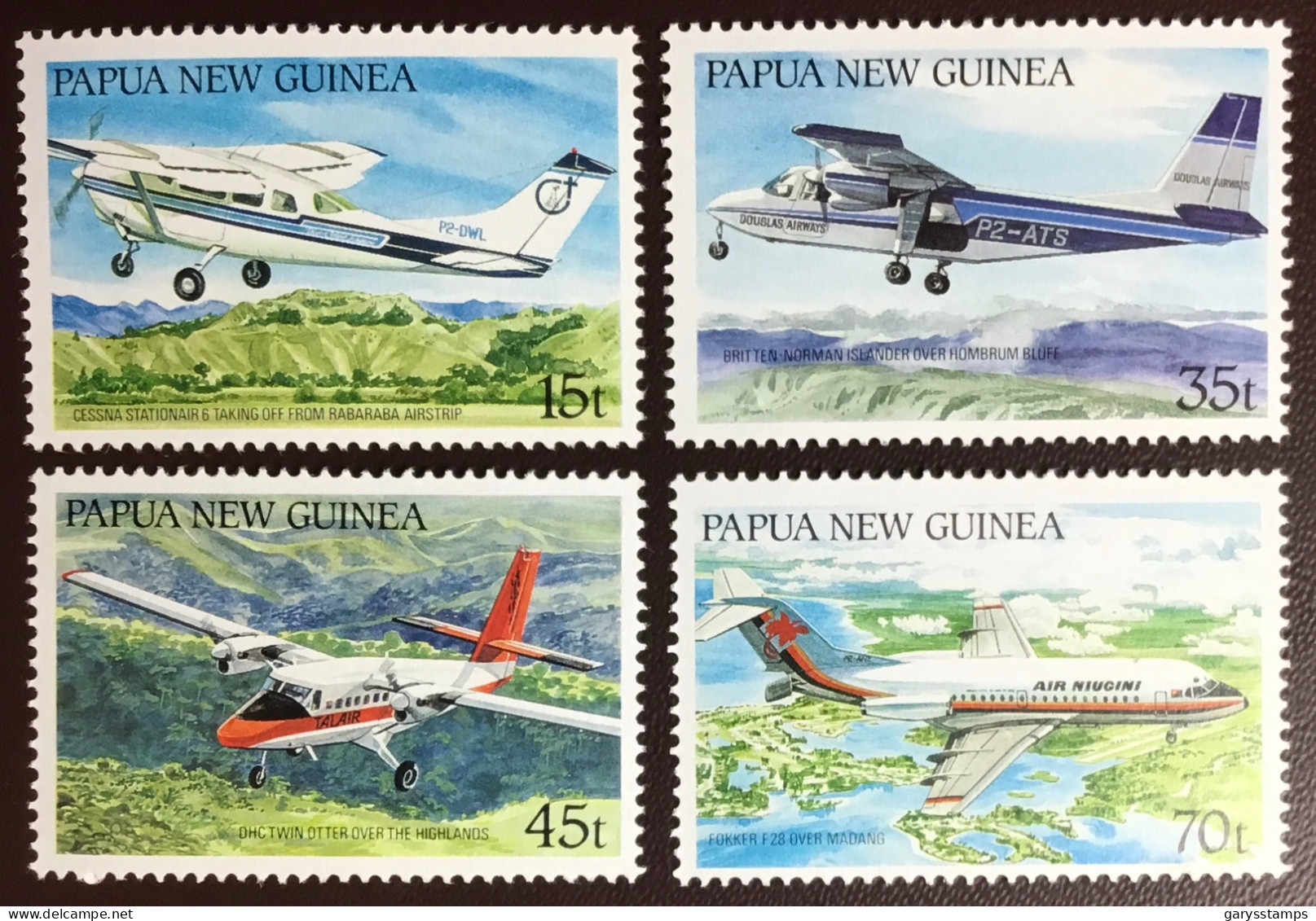 Papua New Guinea 1987 Aircraft MNH - Papua New Guinea