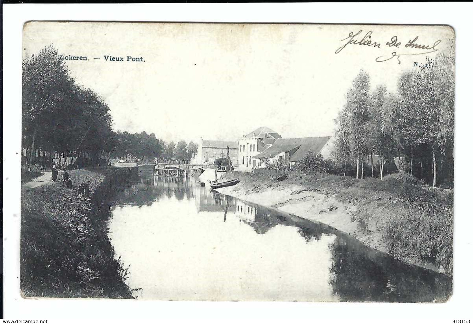 Lokeren  -  Vieux Pont 1906 - Lokeren