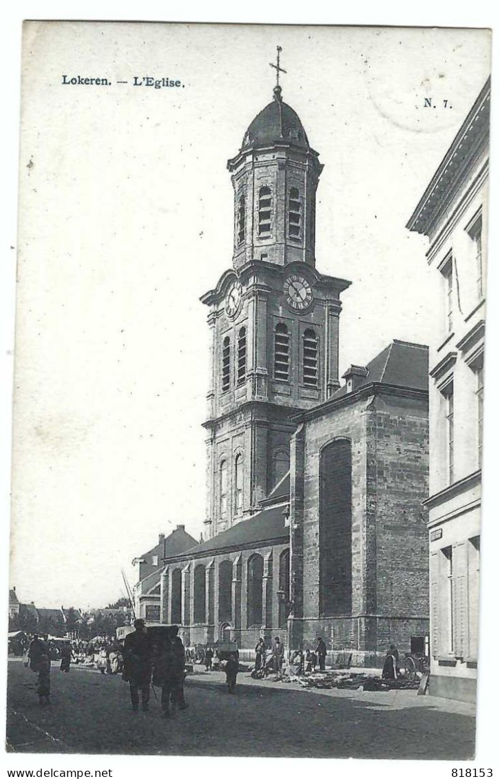 Lokeren  - L'Eglise N.7         1906 - Lokeren