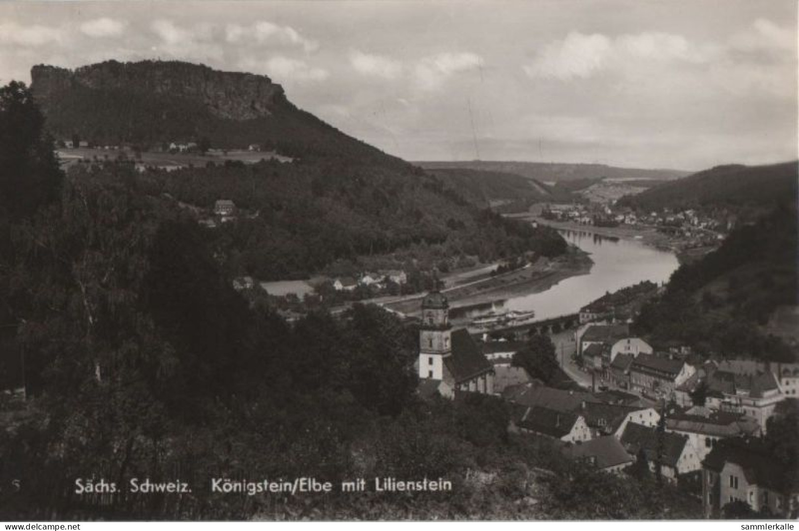 60417 - Königstein - Mit Lilienstein - 1966 - Koenigstein (Saechs. Schw.)