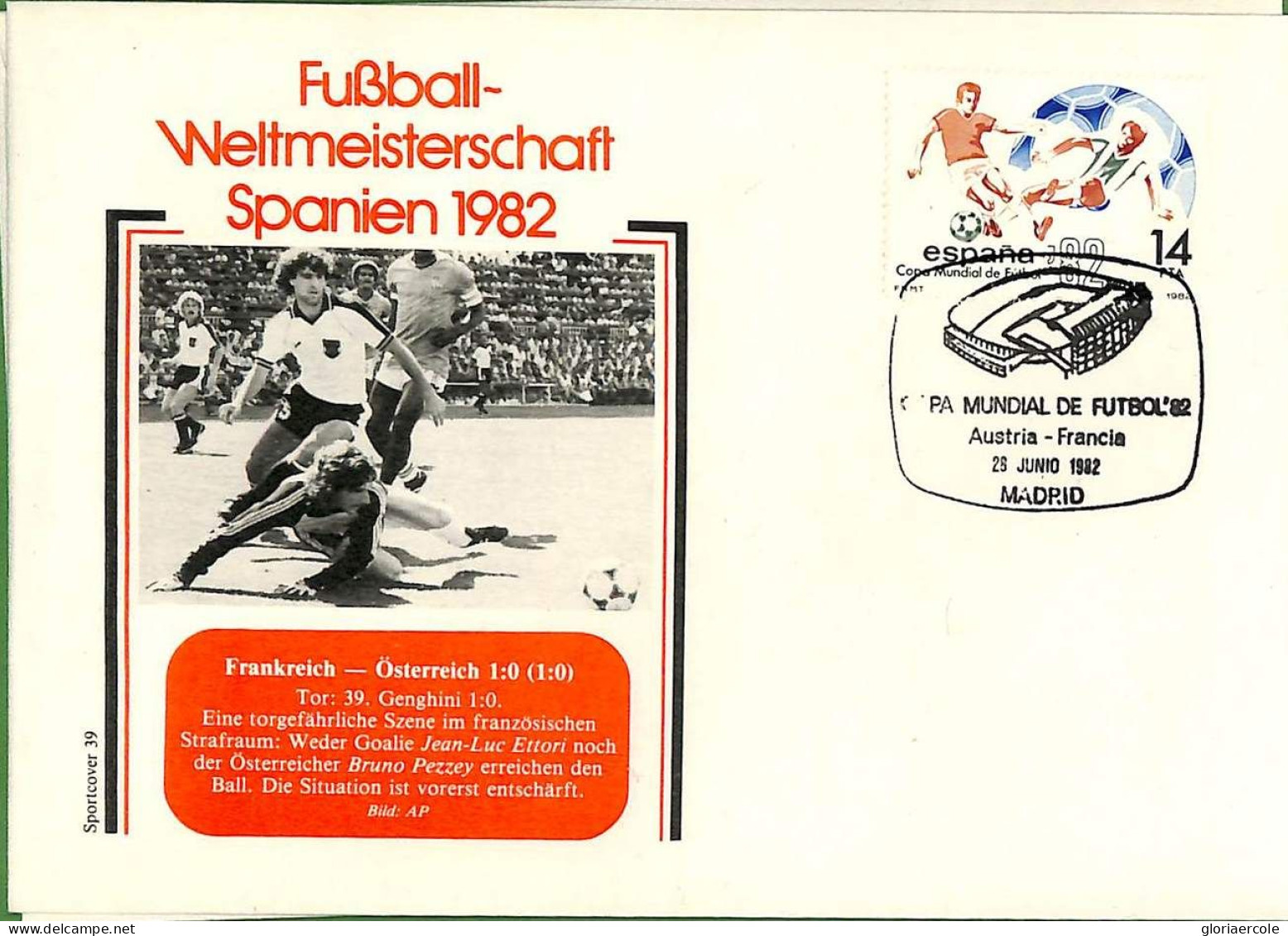 ZA1539 - SPAIN - Postal History - FOOTBALL World CUP 1982 Set Of 27 COVERS! - 1982 – Espagne