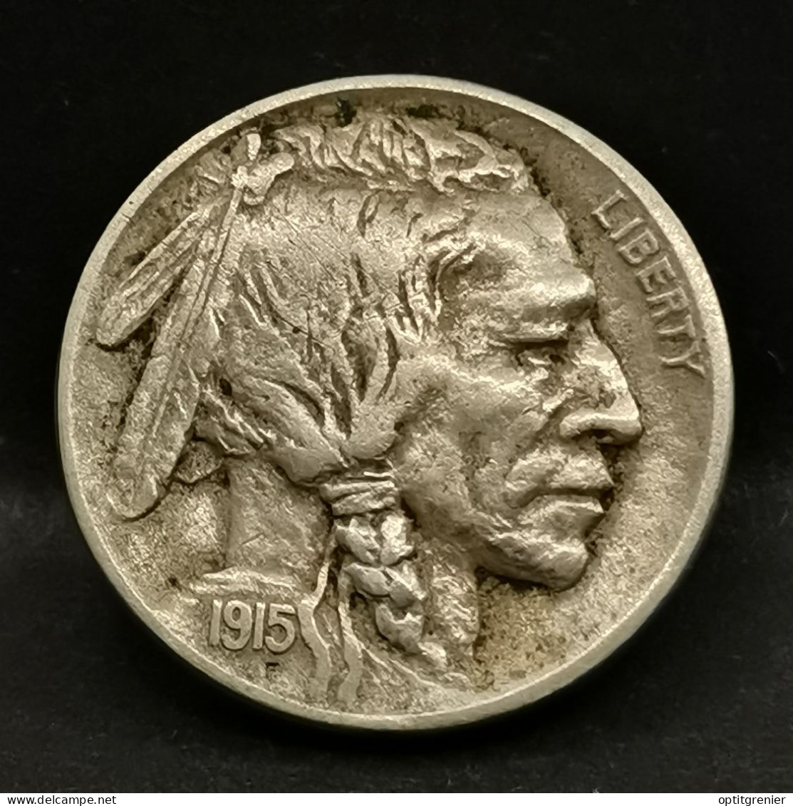 5 CENTS BUFFALO NICKEL 1915 USA ( BISON & TETE D'INDIEN ) - 1913-1938: Buffalo