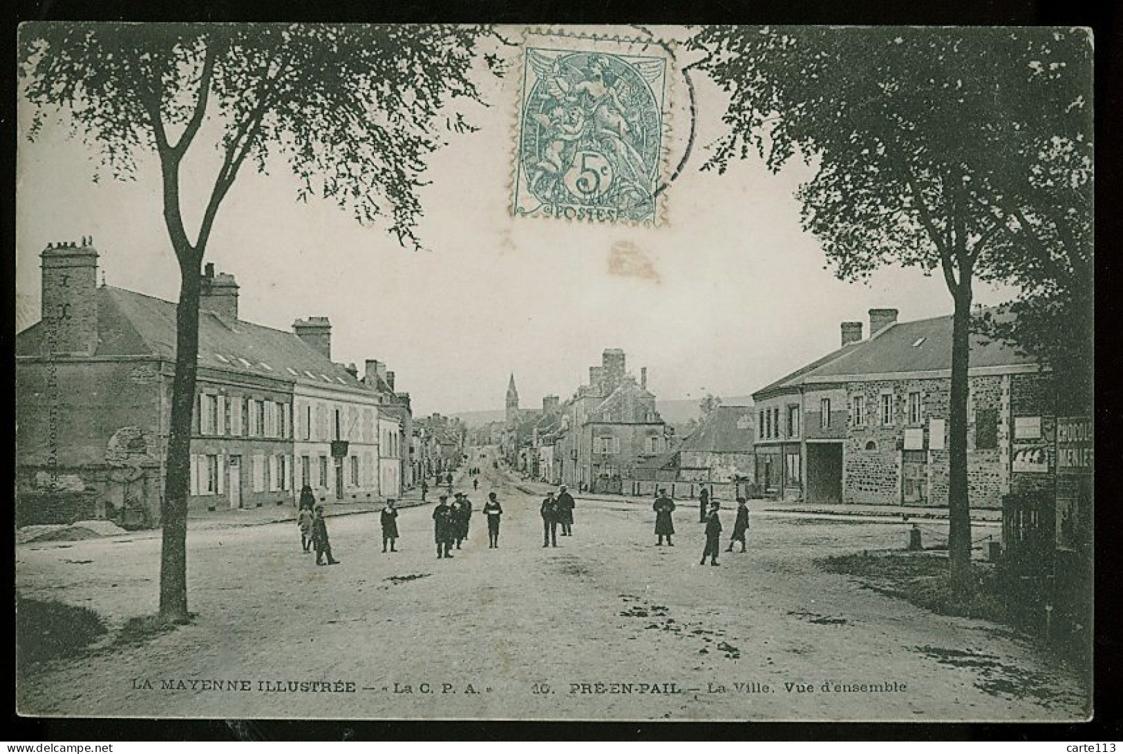 53 - B2586CPA - PRE EN PAIL - La Ville - Vue D'ensemble - Très Bon état - MAYENNE - Pre En Pail