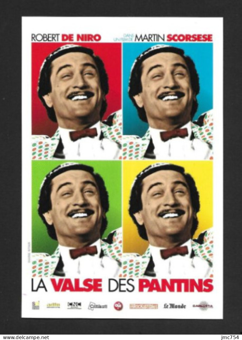 CPM.   Film "La Valse Des Pantins" Avec Robert De Niro Dans Un Film De Martin Scorsese.  Postcard. - Affiches Sur Carte