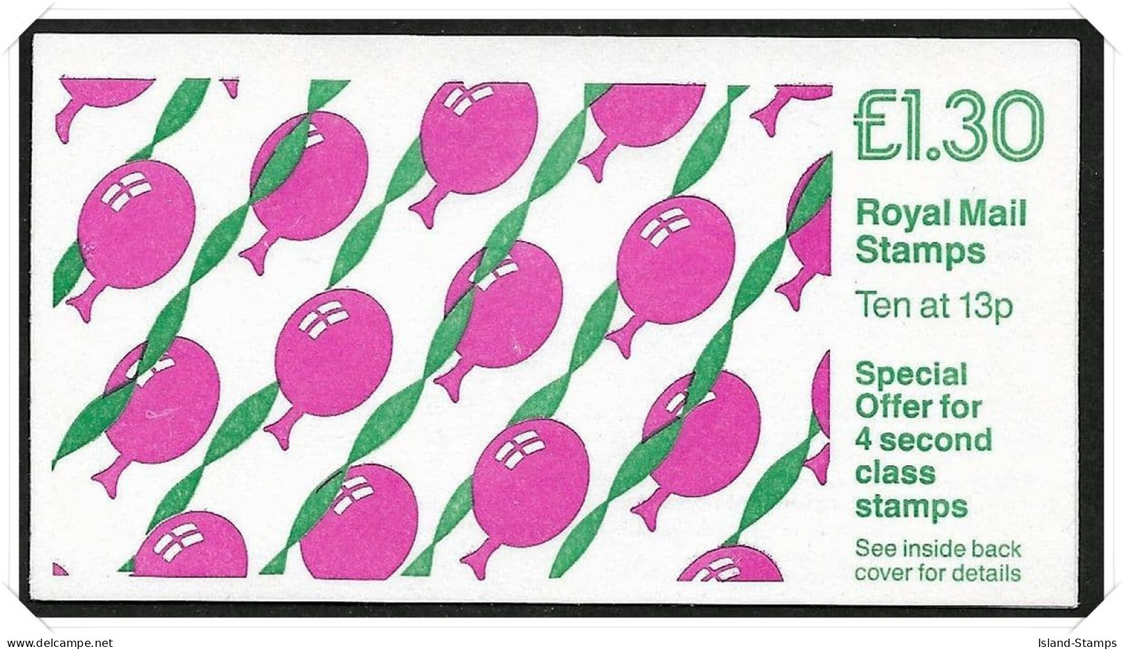 FL14a Children's Parties Left Margin Plain (£1.30 Folded Booklets)NB1-4 - Carnets