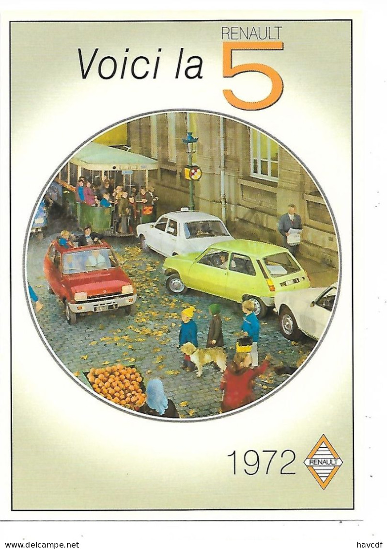 CPM - CENTENAIRE Editions - L'AUTOMOBILE FRANCAISE - 114 - Voici La RENAULT 5 - 1972 - Turismo