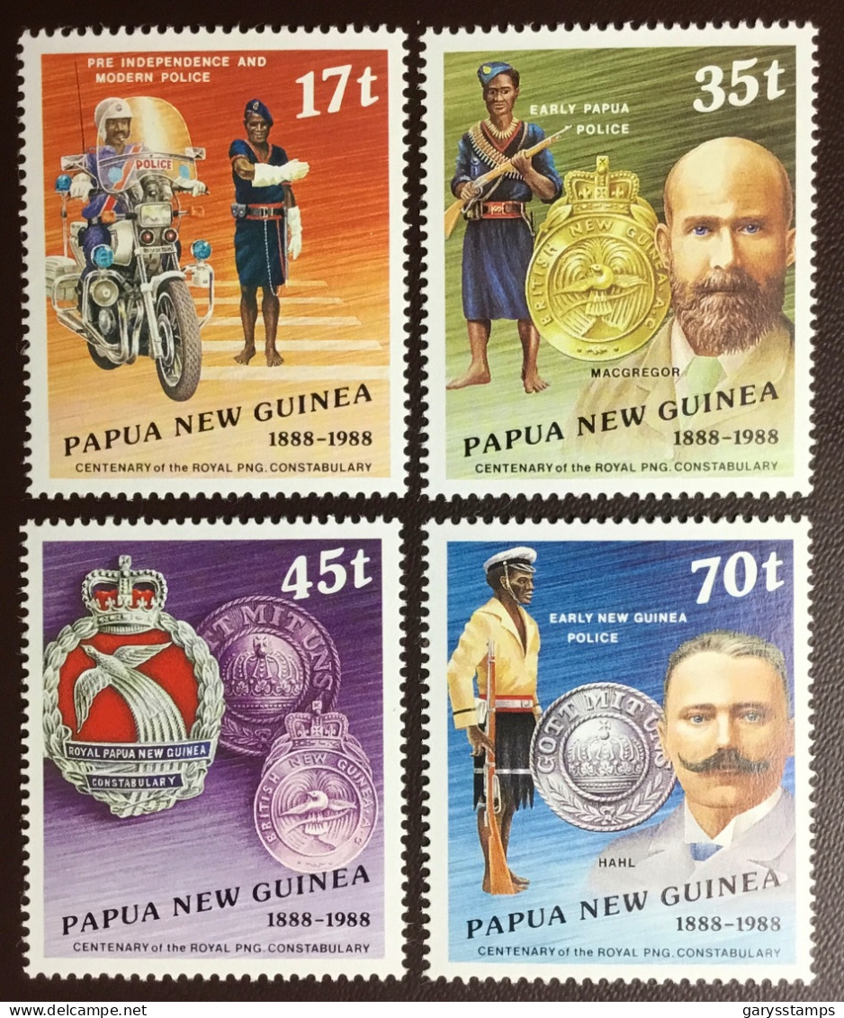 Papua New Guinea 1988 Police Constabulary Centenary MNH - Papua New Guinea