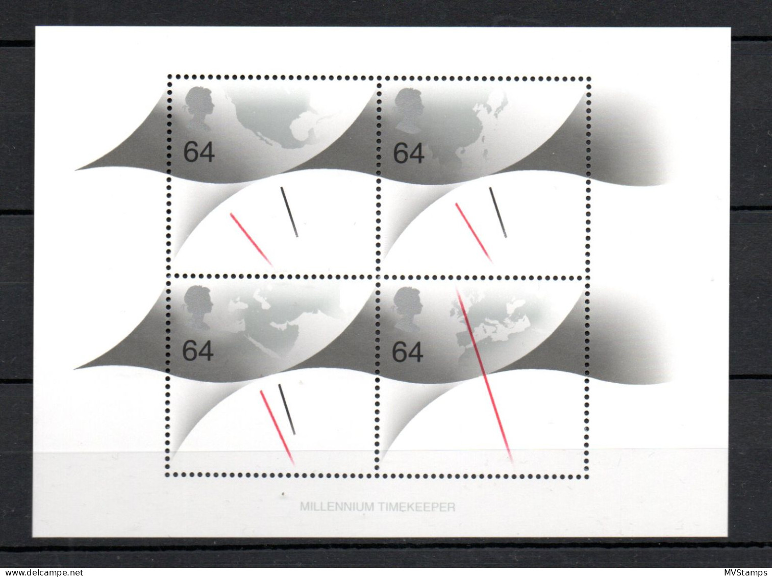 Grossbritannien 1999 Block 8 Jahrtausendwende/Millennium Sheet Postfrisch - Blocs-feuillets