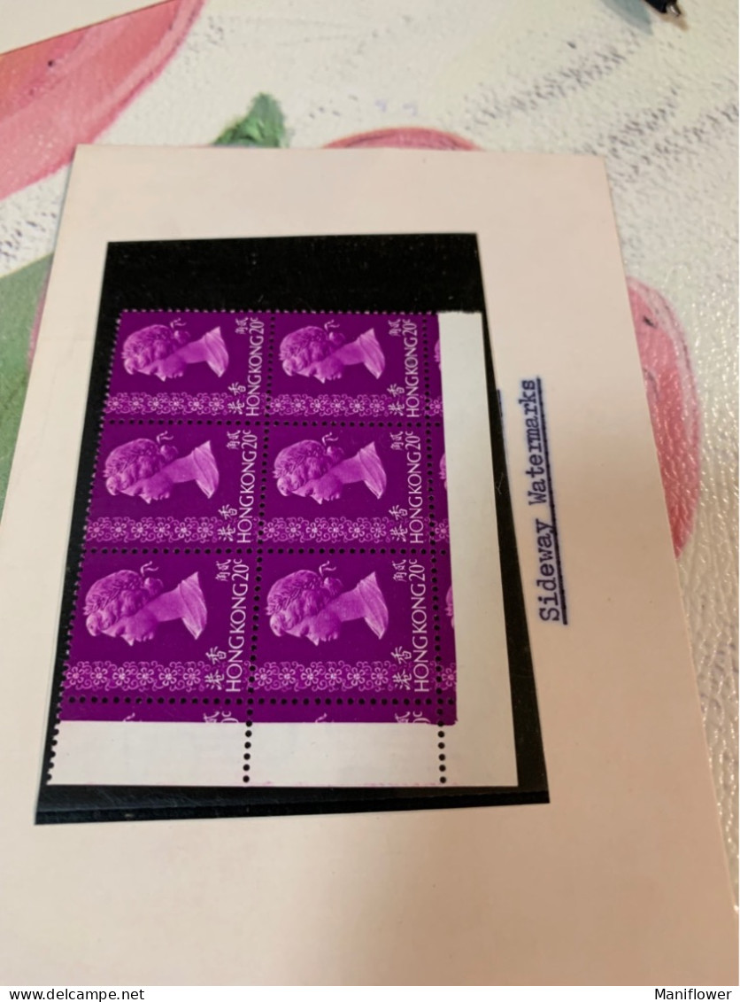 Hong Kong Stamp Definitive MNH ERROR :inverted Watermark - Unused Stamps