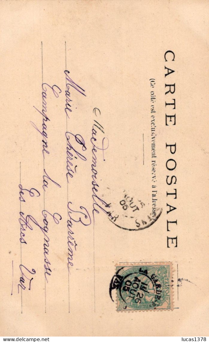 83 / LA GARDE FREINET / PLACE NEUVE / RARE PRECURSEUR MAUREL 340 - La Garde Freinet