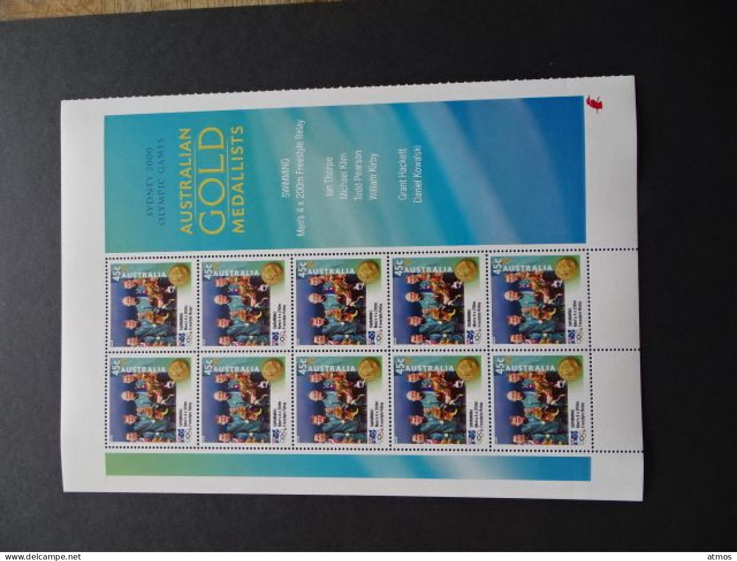 Australia MNH Michel Nr 1978 Sheet Of 10 From 2000 ACT - Neufs