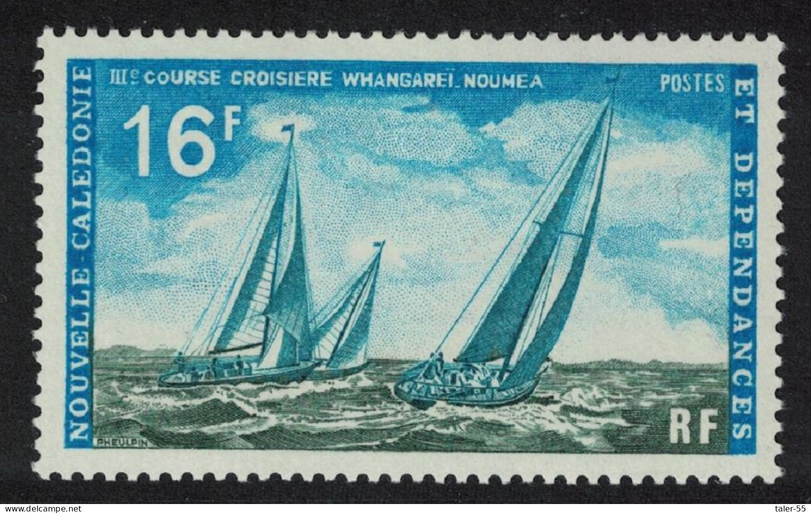 New Caledonia Third Whangarei-Noumea Ocean Yacht Race 1971 MNH SG#485 - Nuevos
