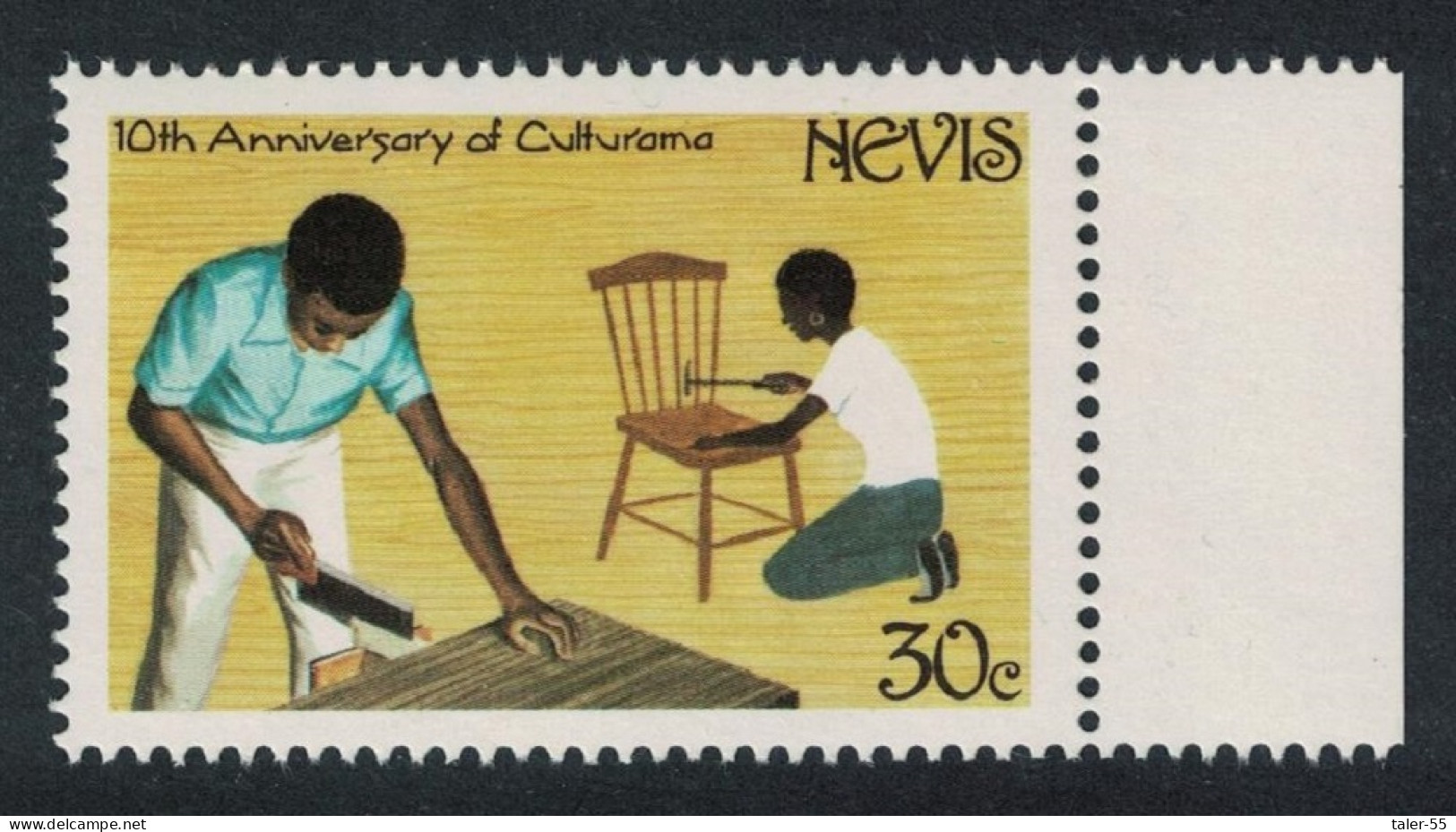 Nevis Carpentry Local Industries 1984 MNH SG#181 - St.Kitts And Nevis ( 1983-...)