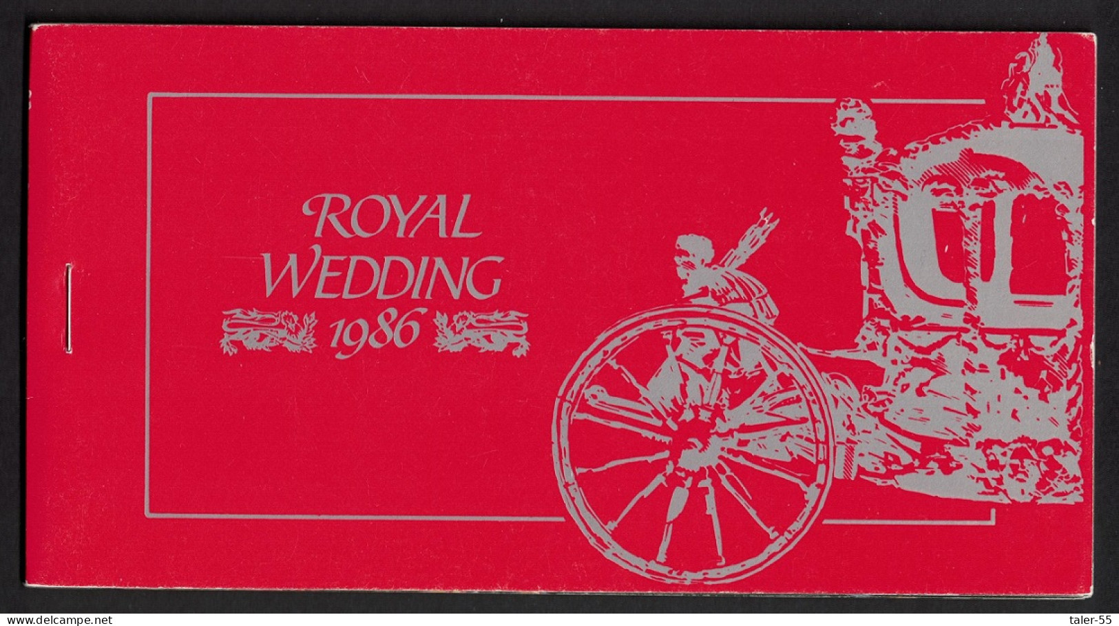 Nevis Prince Andrew Royal Wedding Booklet IMPERF Stamps 1981 MNH SG#SB4 - St.Kitts And Nevis ( 1983-...)