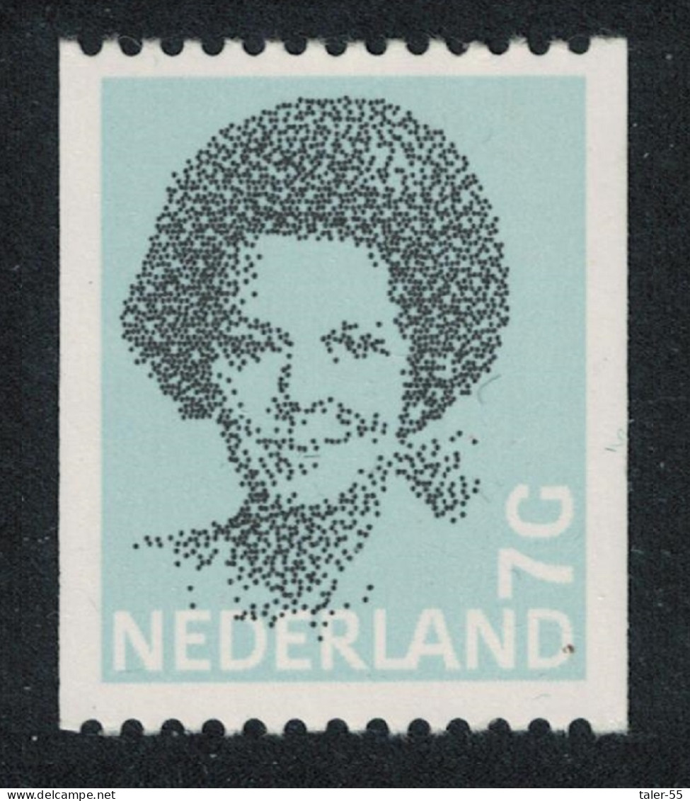 Netherlands Queen Beatrix 7G Horiz Perf 1986 MNH SG#1388 MI#1298C - Neufs