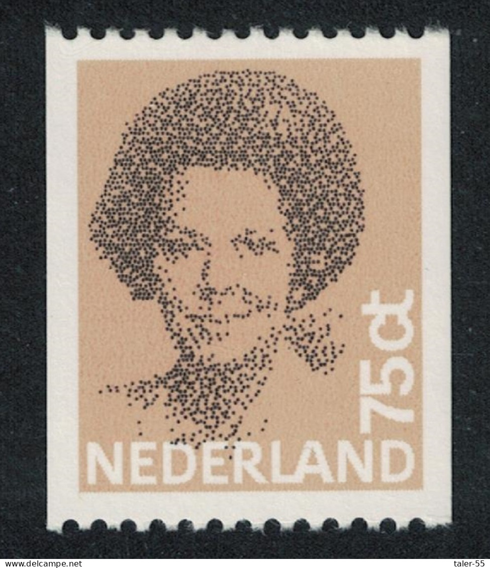 Netherlands Queen Beatrix 70c Horiz Perf 1986 MNH SG#1375 MI#1211El - Neufs