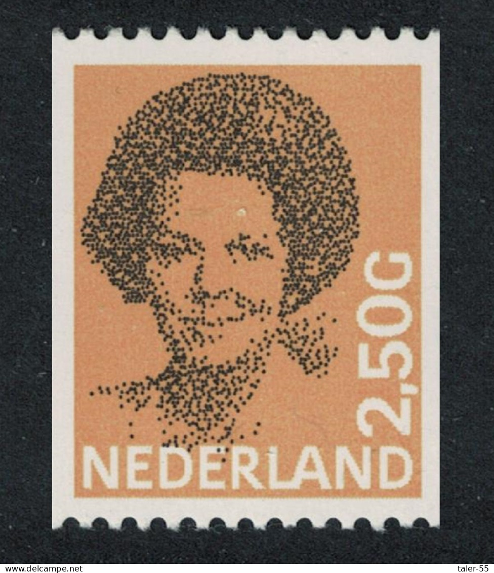 Netherlands Queen Beatrix 2.50G Horiz Perf 1986 MNH SG#1383 MI#1304C - Neufs