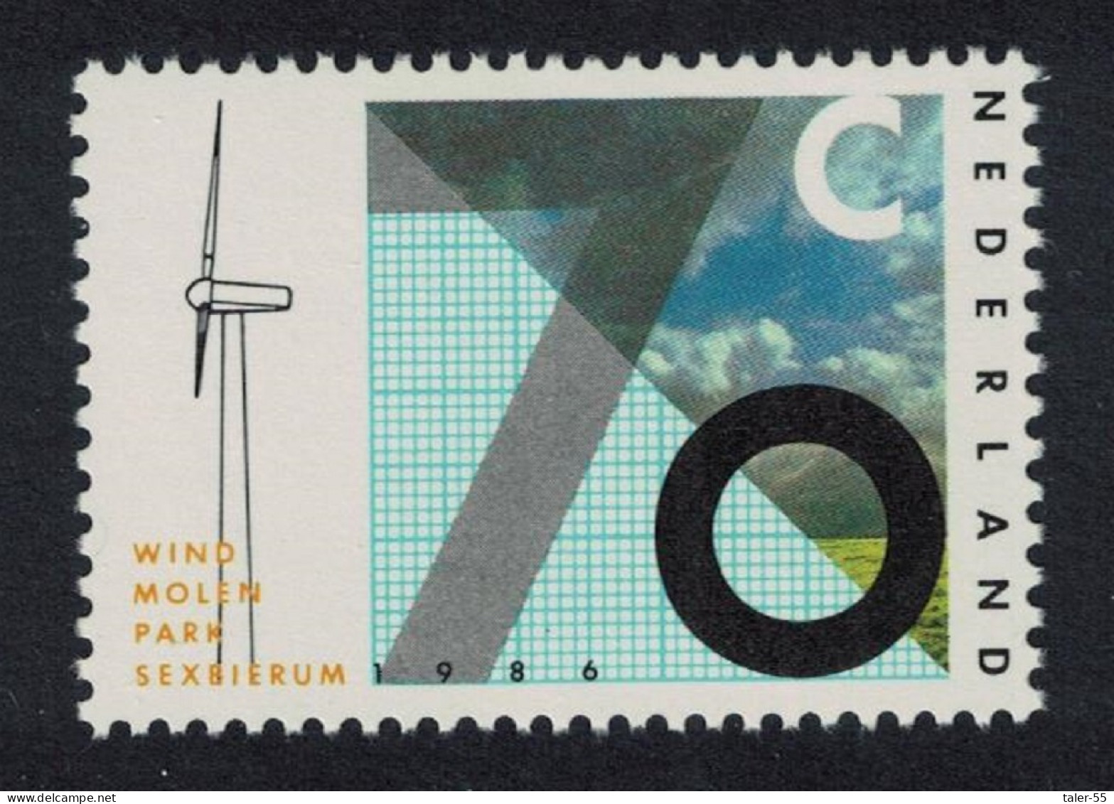 Netherlands Windmill Test Station Sexbierum 1986 MNH SG#1479 - Neufs