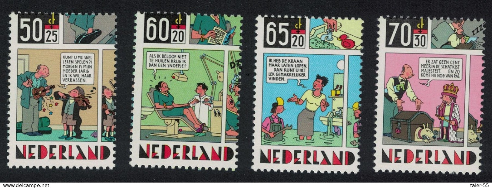 Netherlands Strip Cartoons 4v 1984 MNH SG#1449-1452 MI#1259-1262 Sc#B607-610 - Neufs