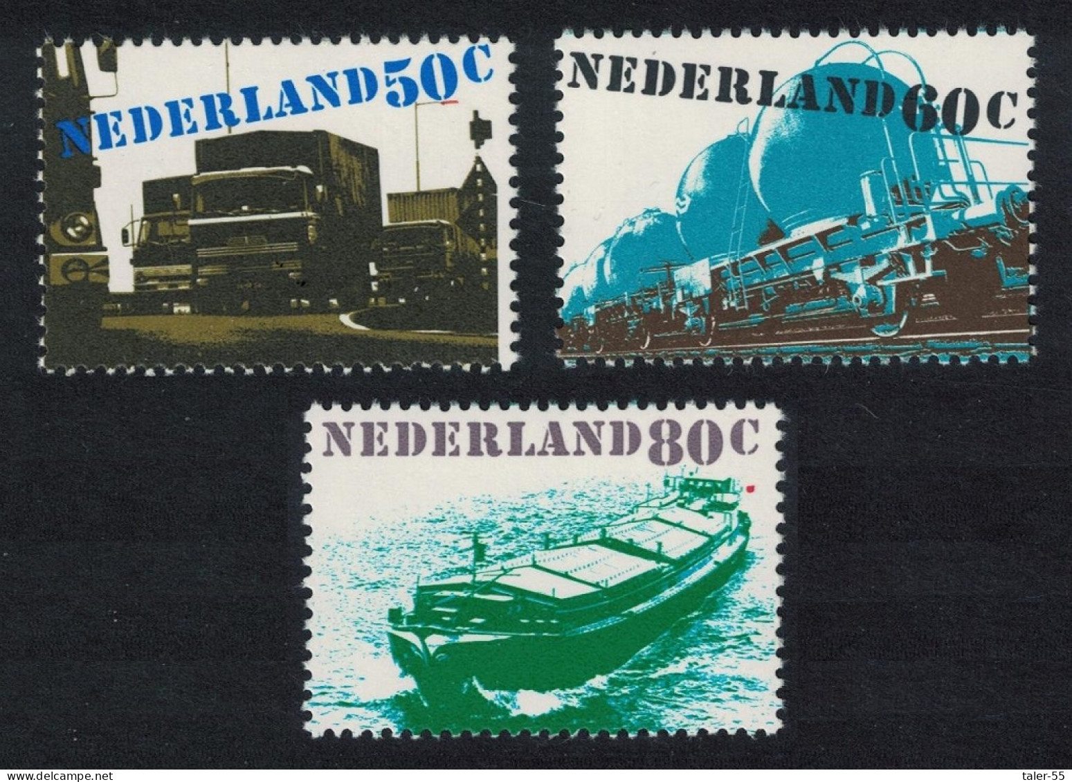 Netherlands Transport 3v 1980 MNH SG#1342-1344 MI#1165-1167 Sc#602-604 - Neufs