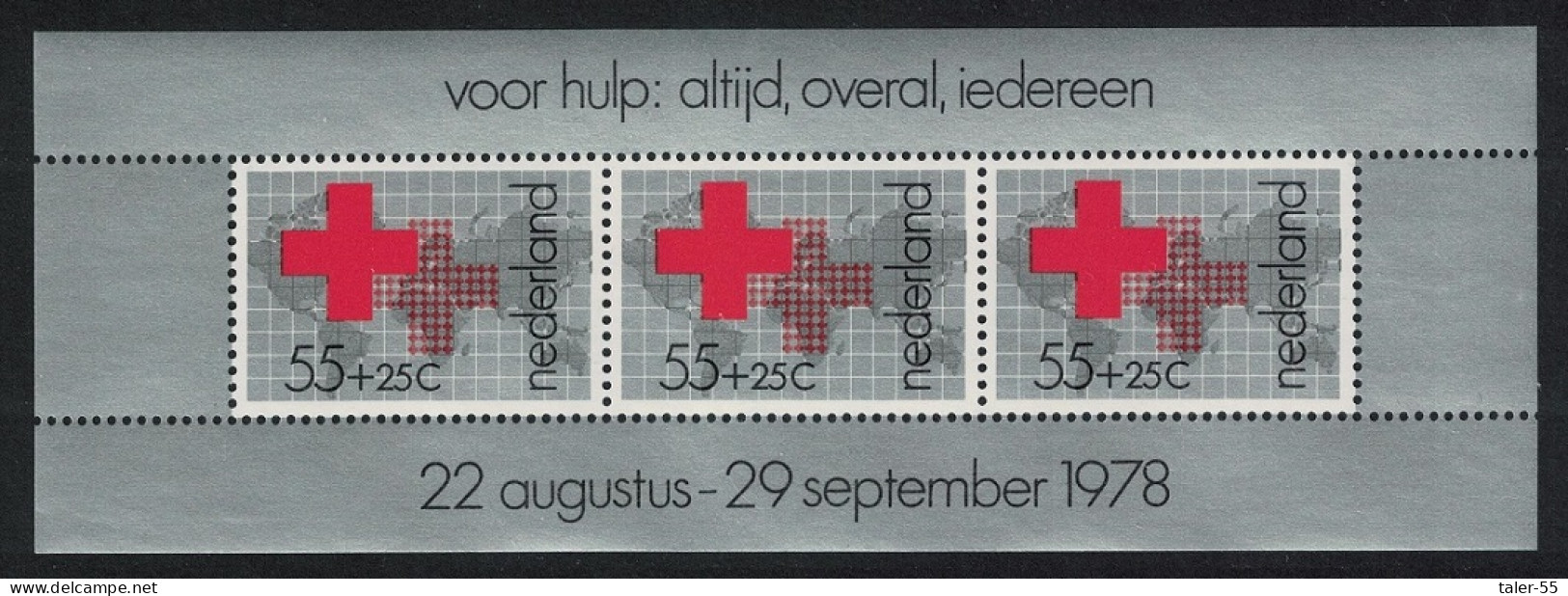 Netherlands Health Care Red Cross MS 1978 MNH SG#MS1300 - Ungebraucht