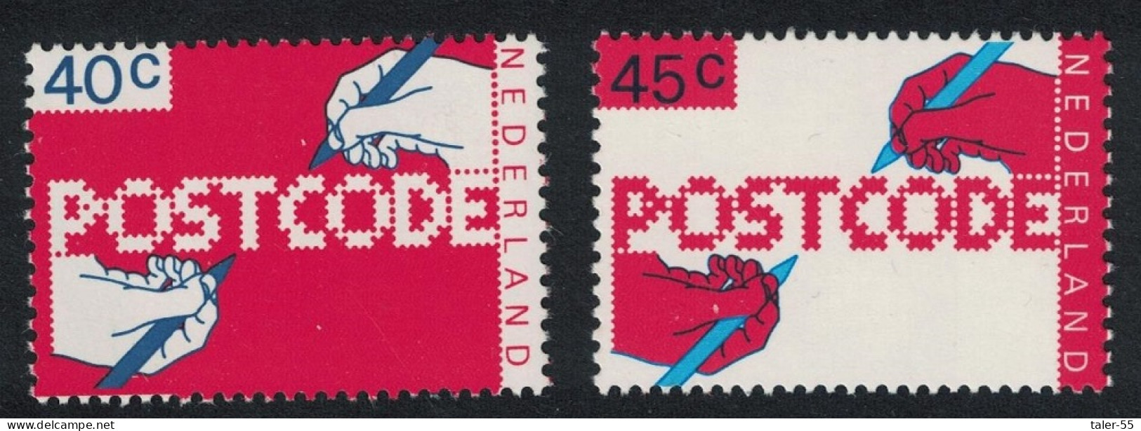 Netherlands Introduction Of Postcodes 2v 1978 MNH SG#1287-1288 MI#1113-1114 Sc#574-575 - Unused Stamps
