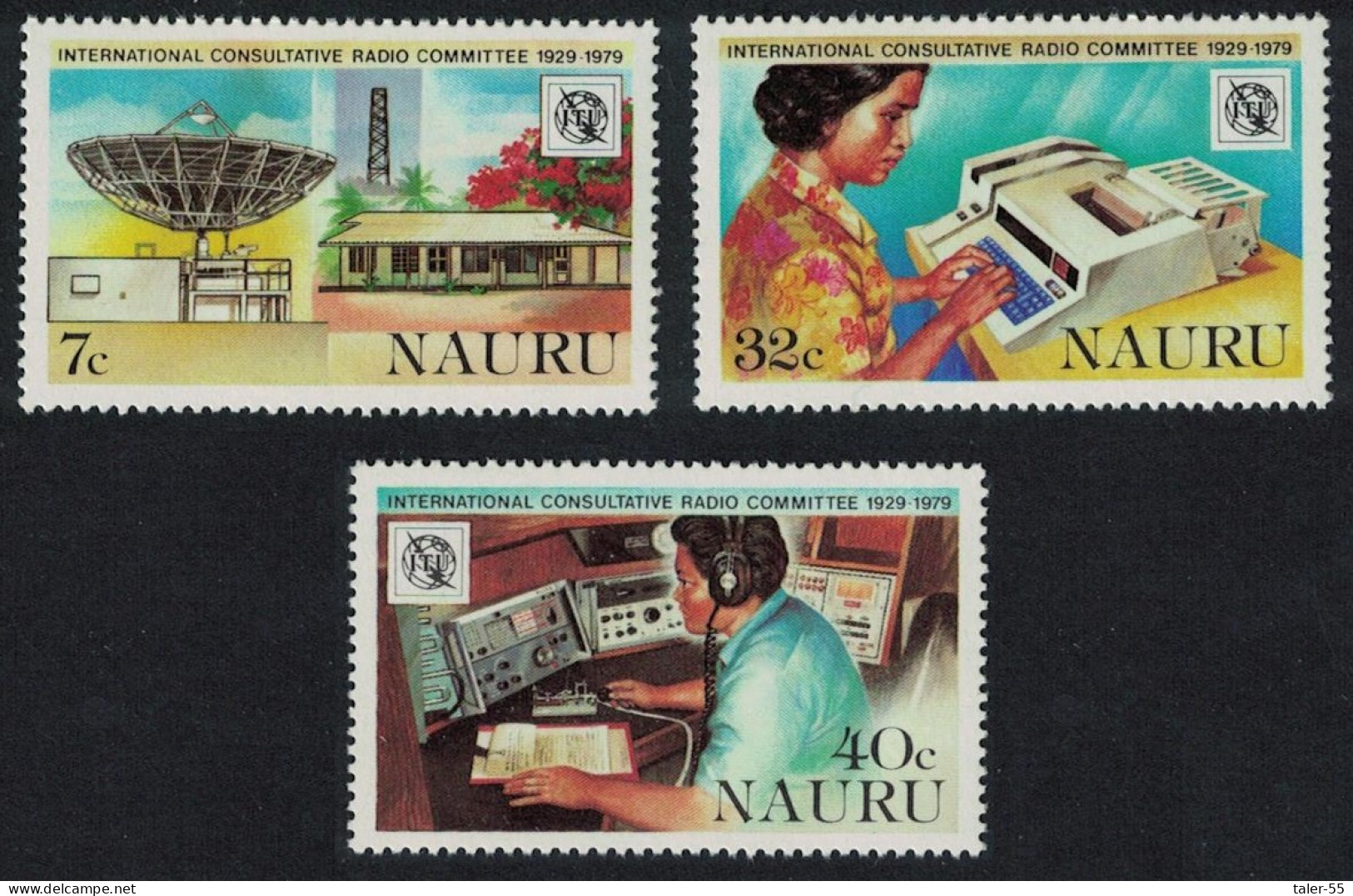 Nauru Radio Committee 3v 1979 MNH SG#208-210 - Nauru