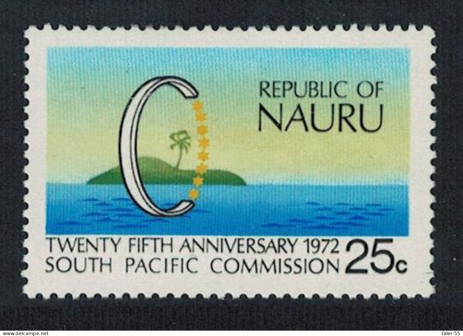 Nauru 25th Anniversary Of South Pacific Commission 1972 MNH SG#97 - Nauru