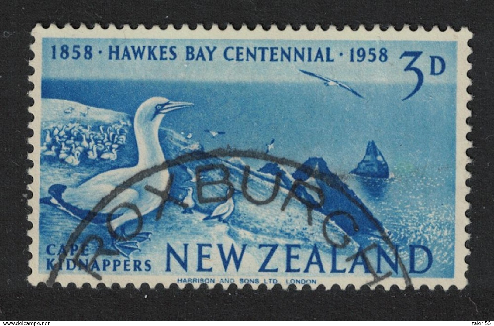 New Zealand Australian Gannets Birds 1958 Canc SG#769 - Used Stamps