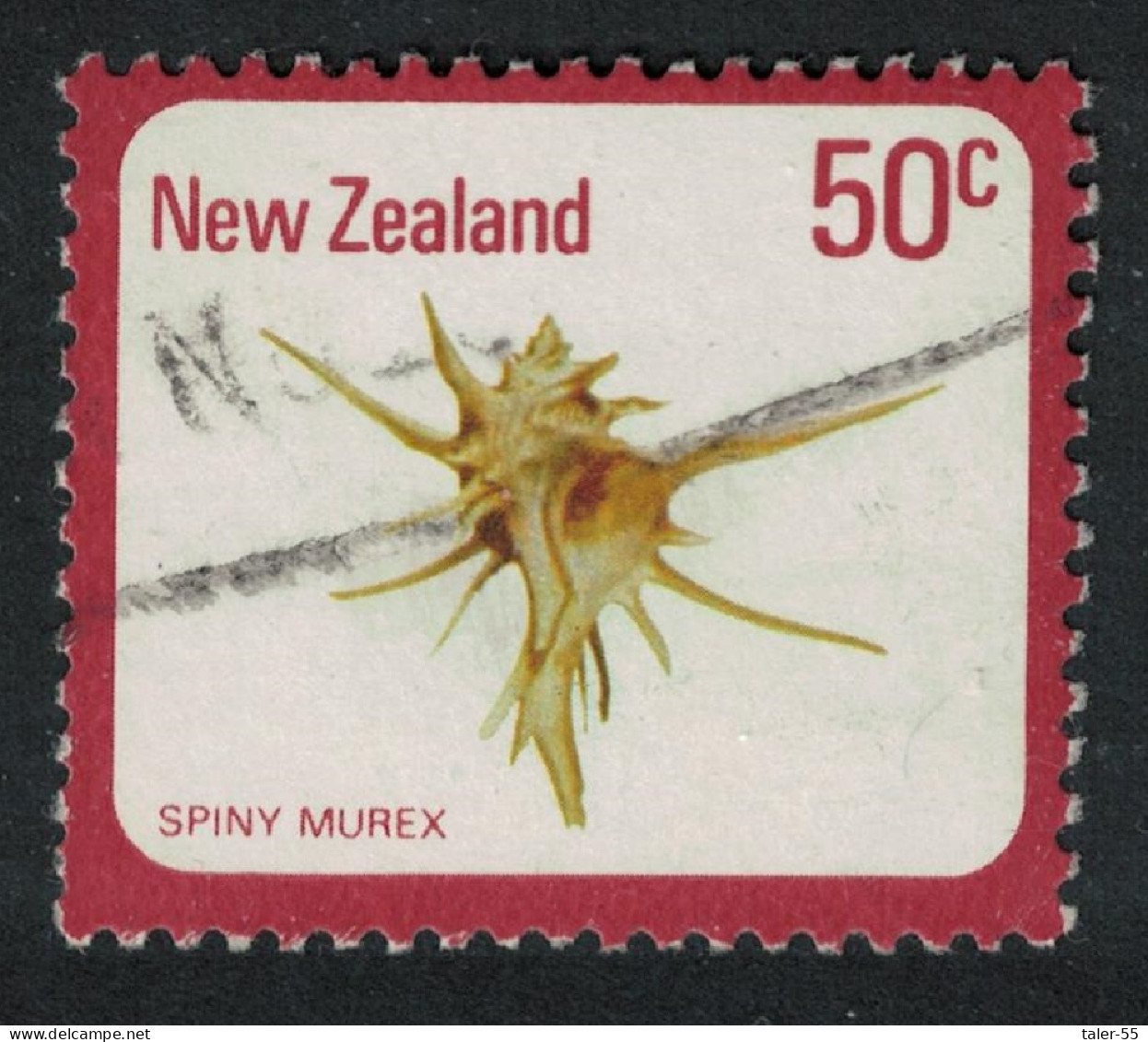 New Zealand Spiny Murex Shell 50c 1840 Canc SG#1102 - Gebruikt