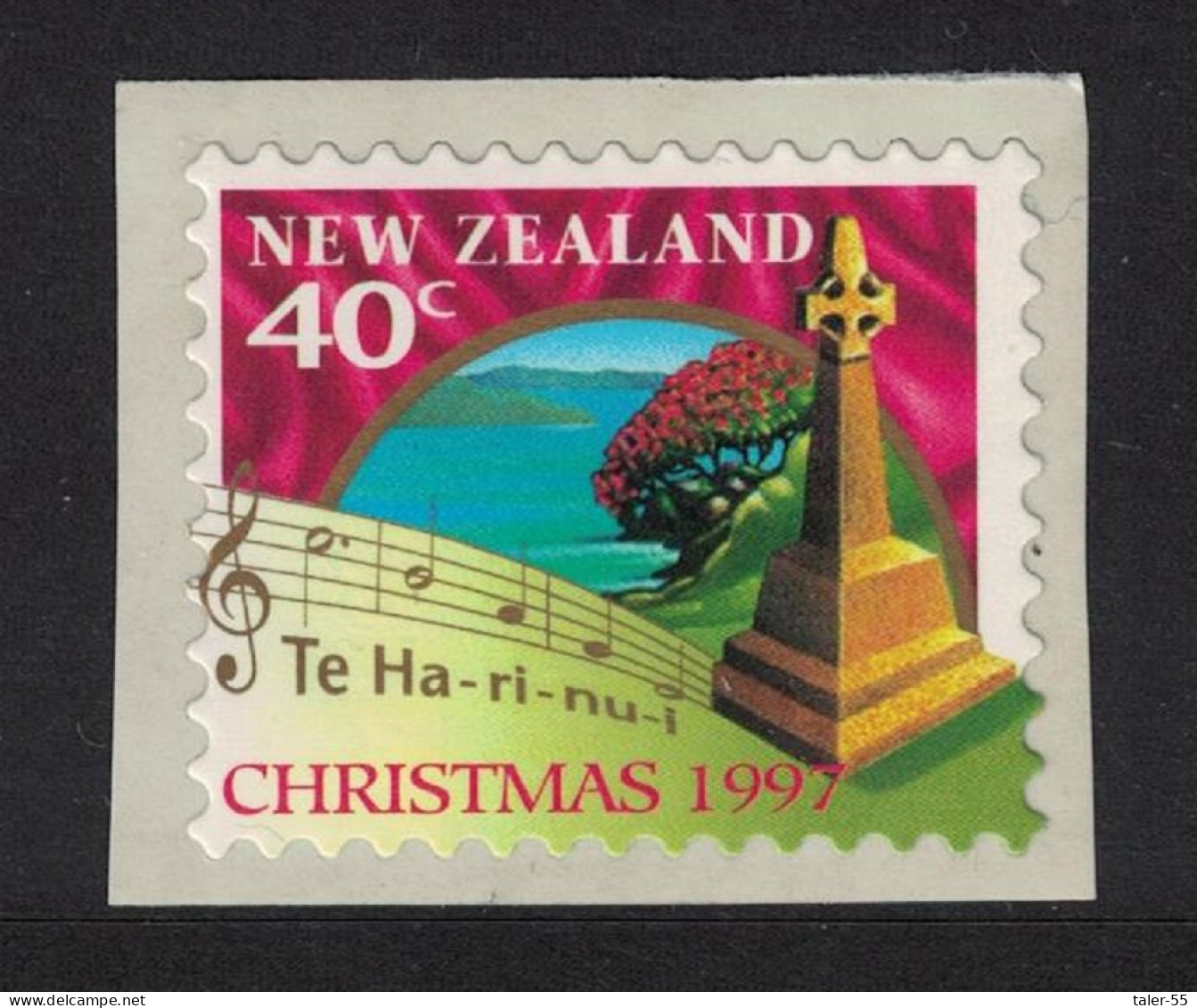 New Zealand Christmas Music Self-adhesive 1v 1840 MNH SG#2103 - Ungebraucht