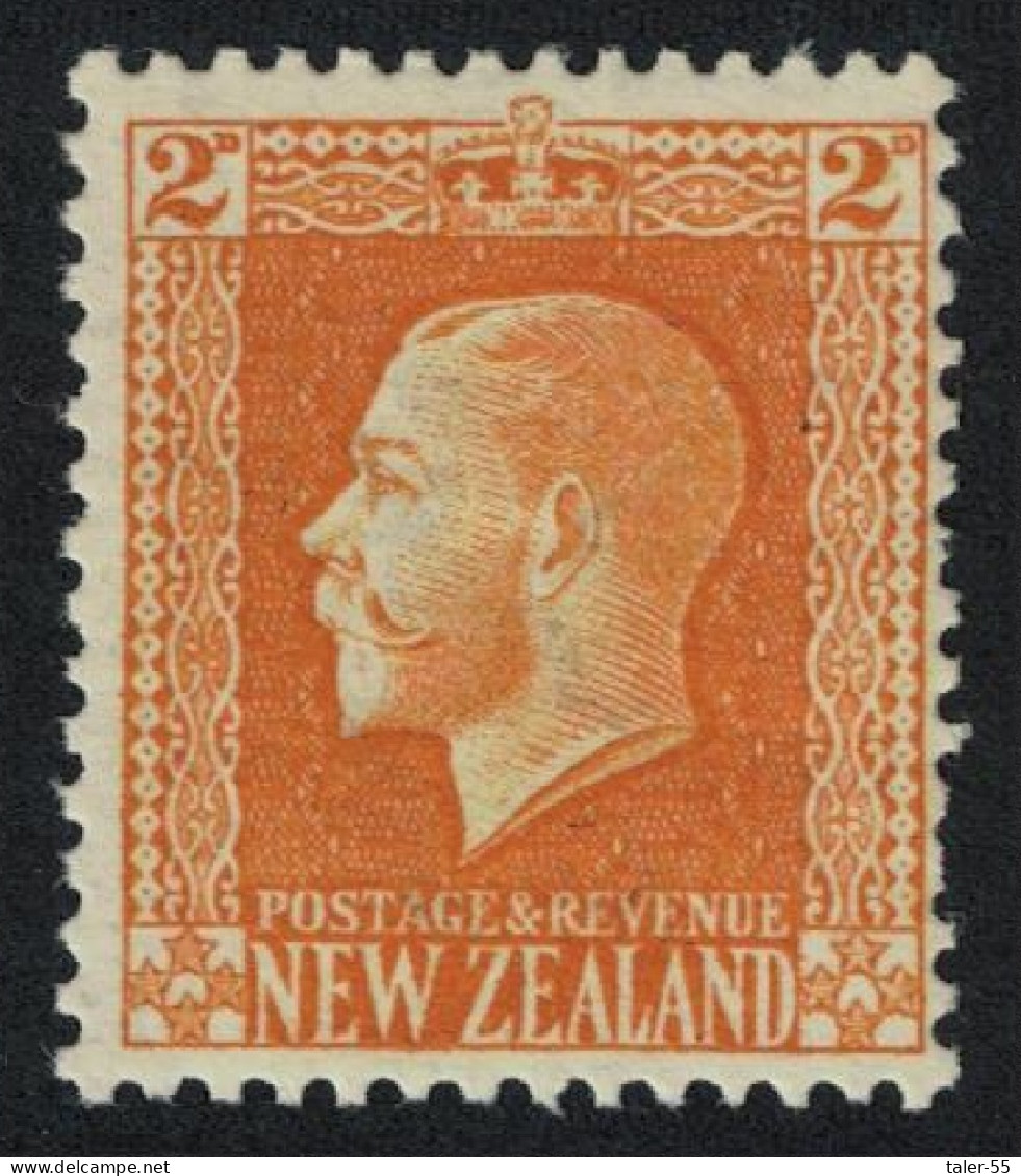 New Zealand King George V Perf 14*13¼ 1925 MH SG#418 - Ongebruikt