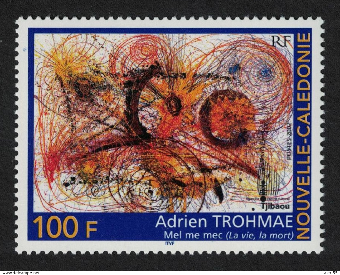 New Caledonia 'Life And Death' By Adrian Trohme Pacific Painters 2002 MNH SG#1272 MI#1284 - Neufs