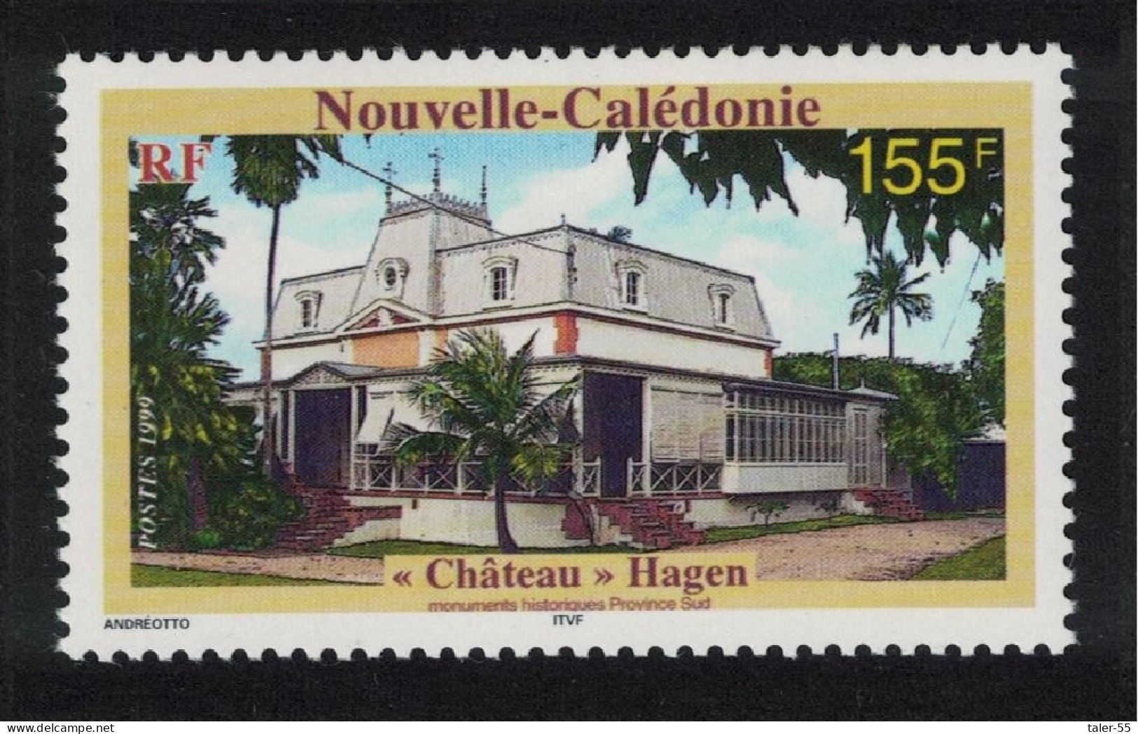 New Caledonia Historic Monuments Of South Province 1999 MNH SG#1191 - Unused Stamps
