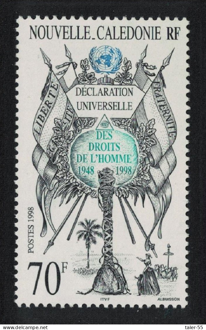 New Caledonia Universal Declaration Of Human Rights 1998 MNH SG#1154 - Unused Stamps