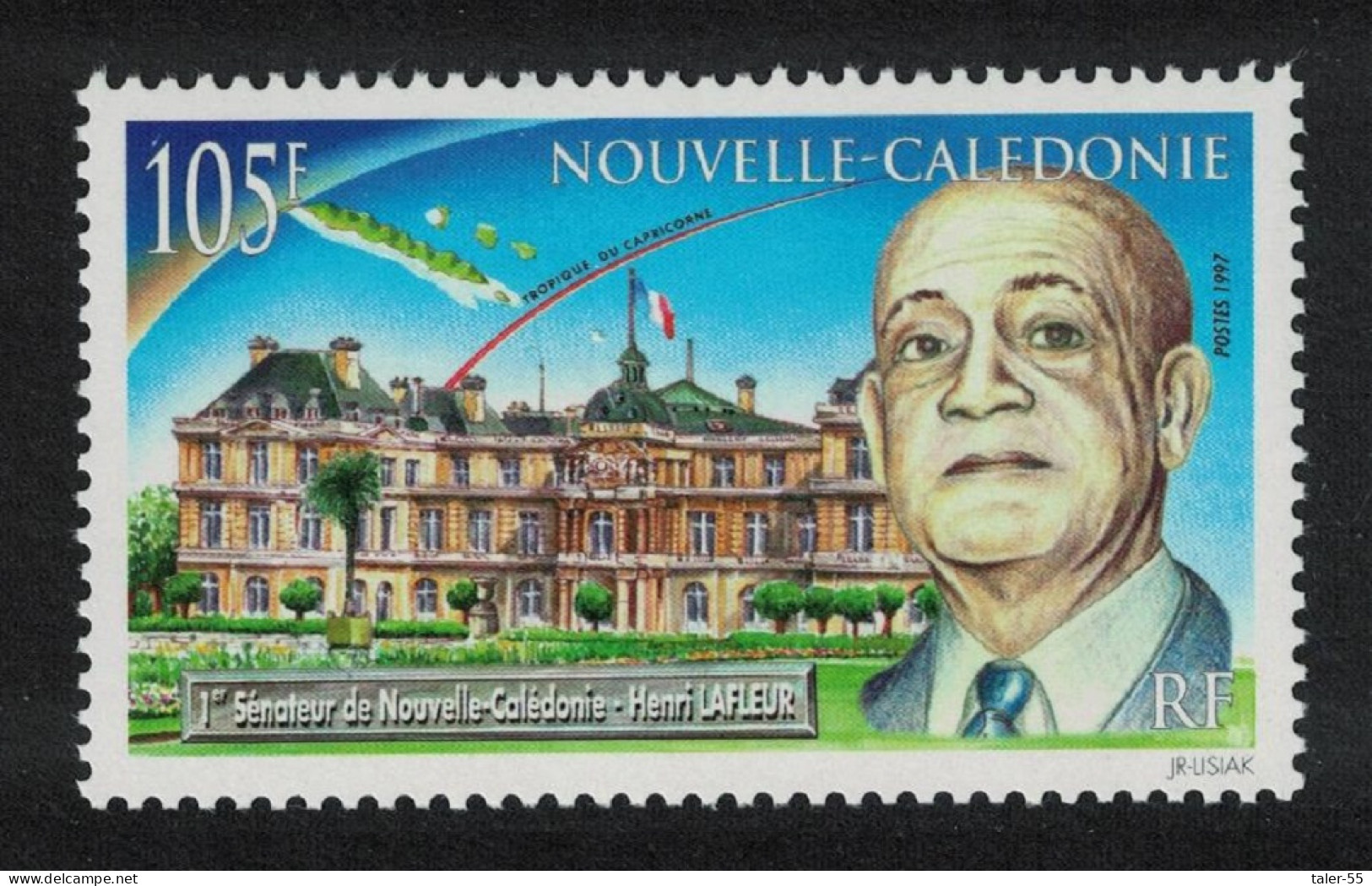 New Caledonia Henri Lafleur Politician 1997 MNH SG#1098 - Nuevos