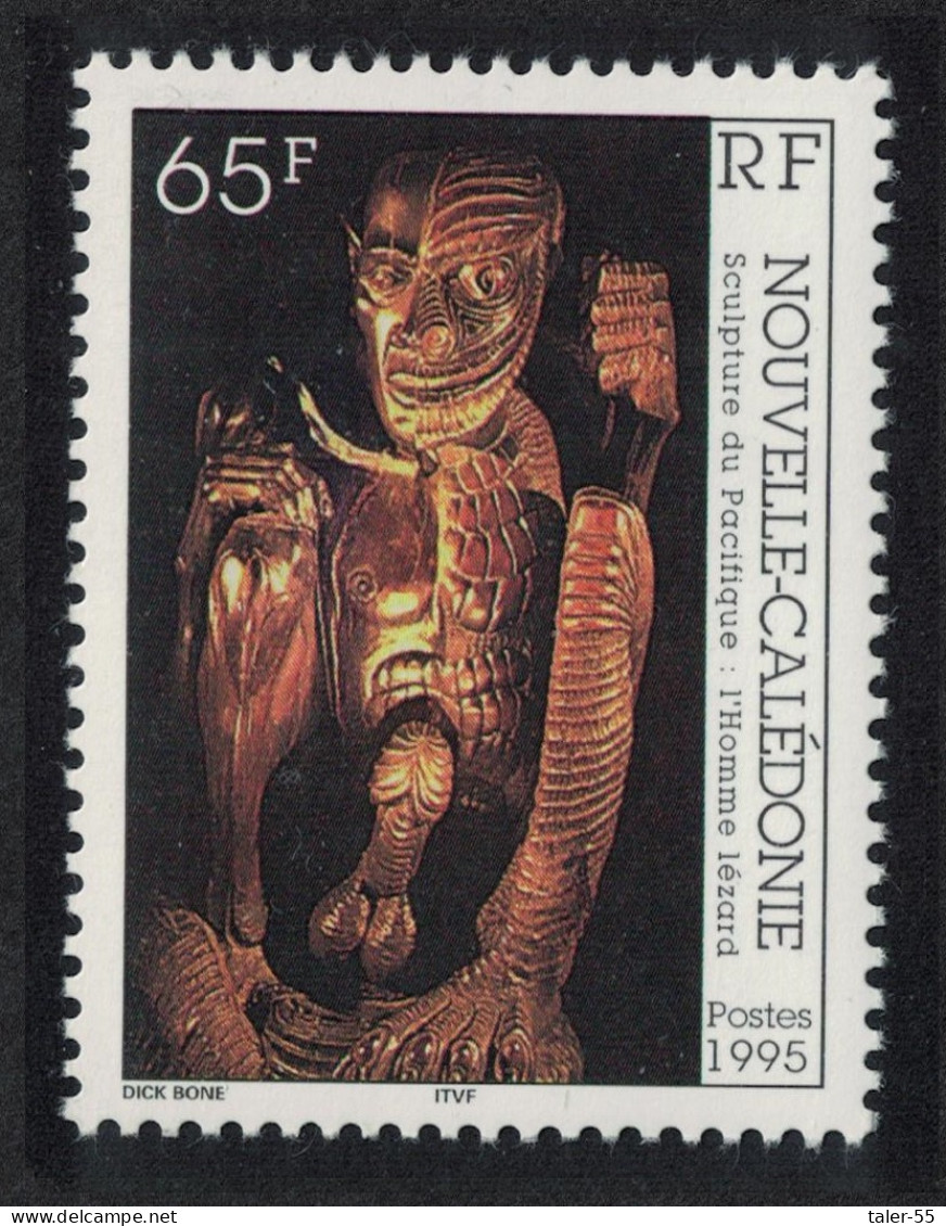 New Caledonia 'The Lizard Man' By Dick Bone Pacific Sculpture 1995 MNH SG#1049 - Unused Stamps