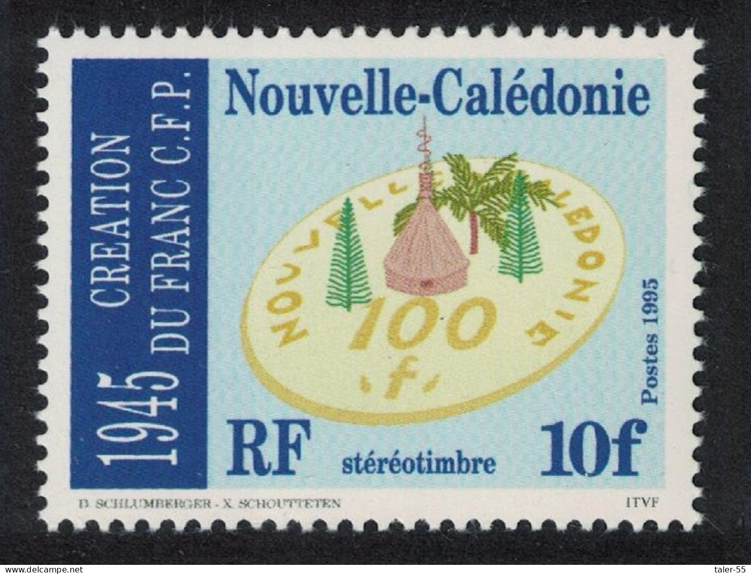 New Caledonia Pacific Franc 1995 MNH SG#1036 - Unused Stamps