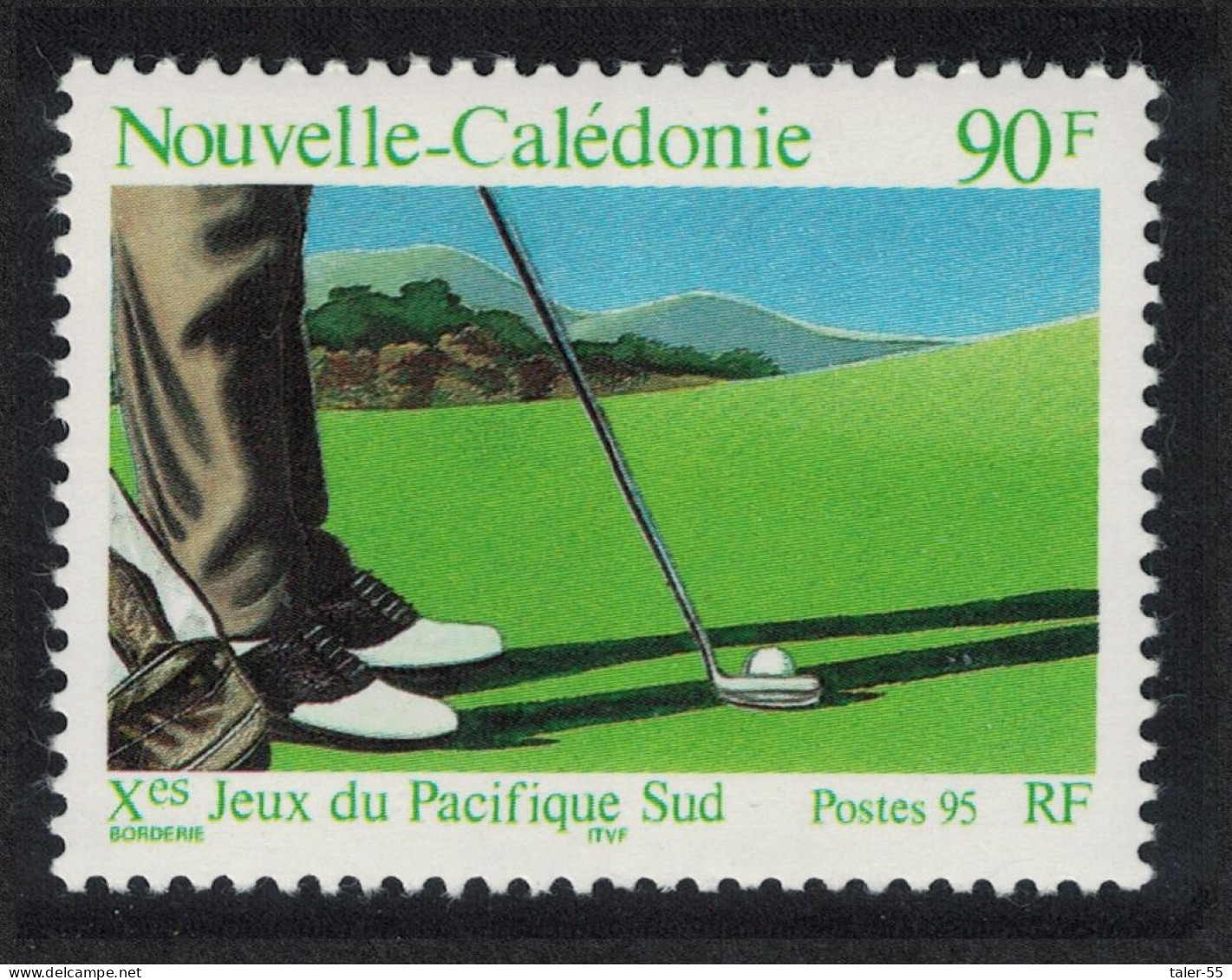 New Caledonia Golf Tenth South Pacific Games 1995 MNH SG#1048 - Ungebraucht