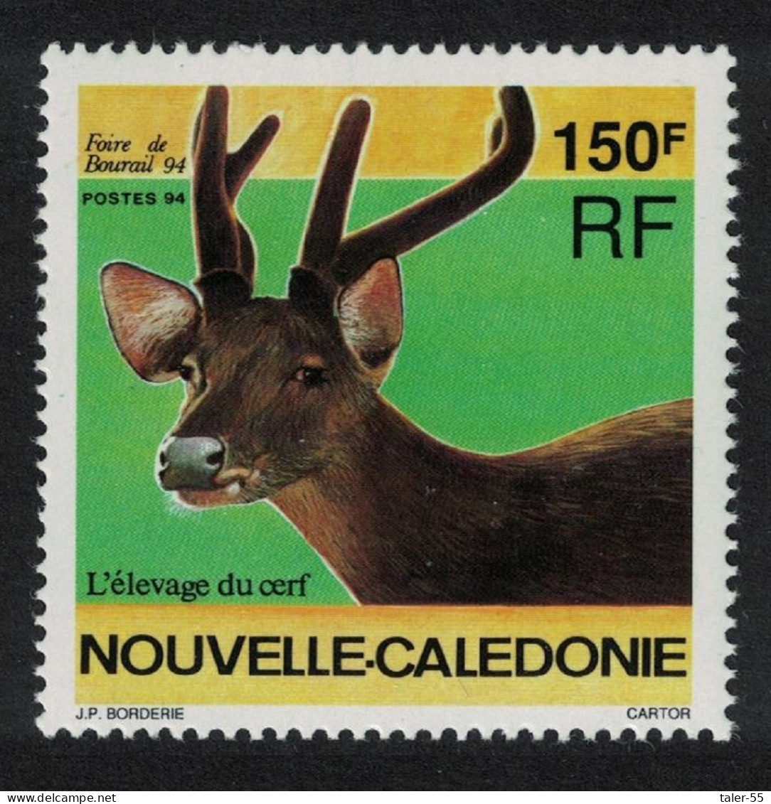 New Caledonia Timor Deer Wild Animal Bourail Fair 1994 MNH SG#1011 - Unused Stamps